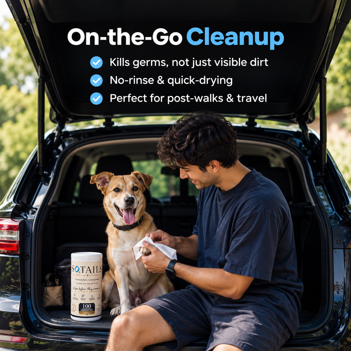 SOTAILS Pet Wipes