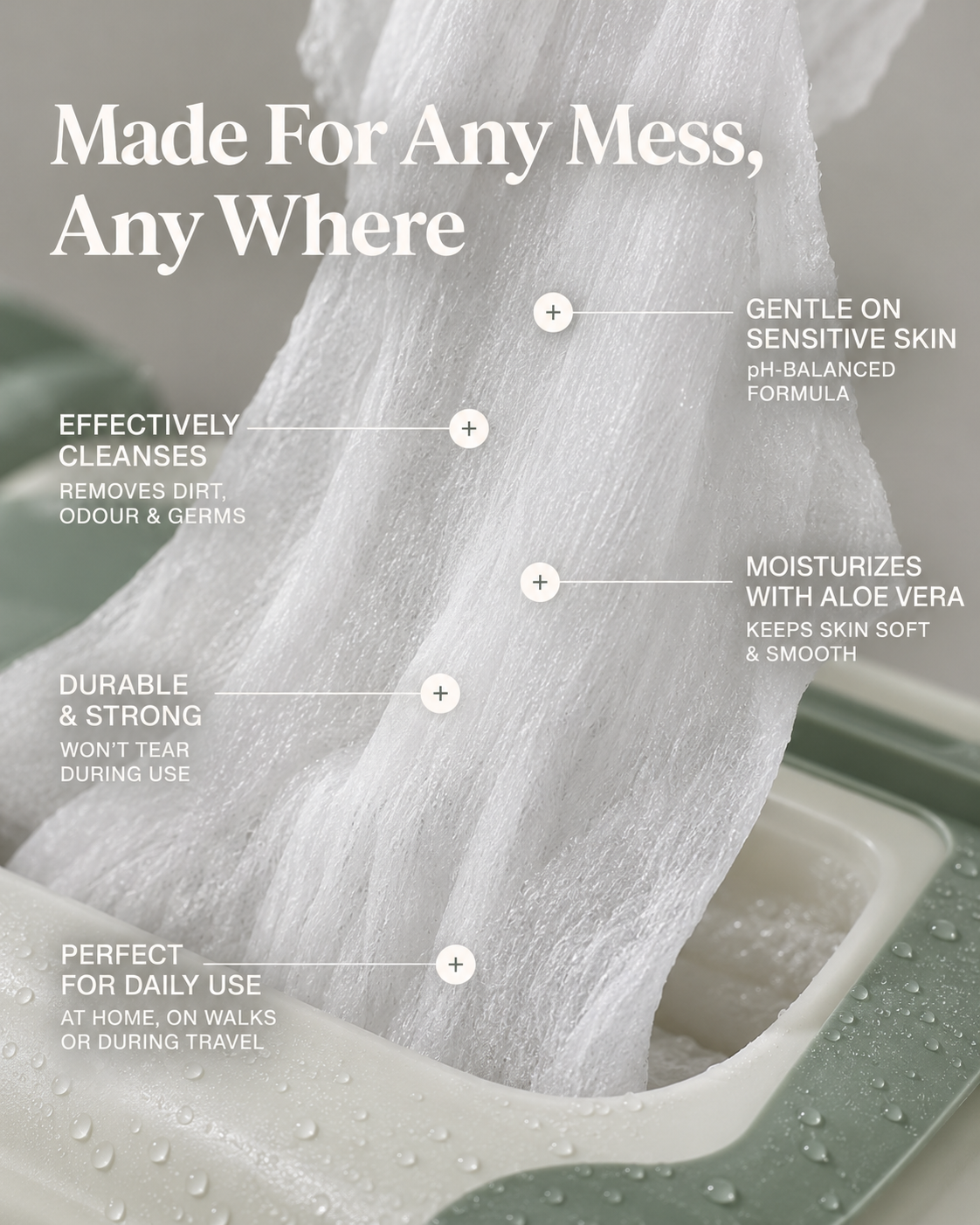 SOTAILS Pet Wipes